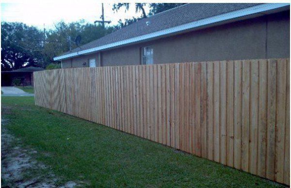 New wood privacy fence—Full Service Fencing in New Port Richey, FL