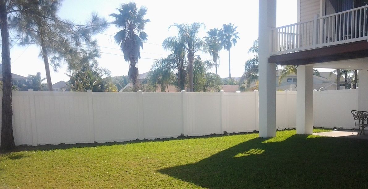 white fence -  Fencing Services in New Port Richey, Florida