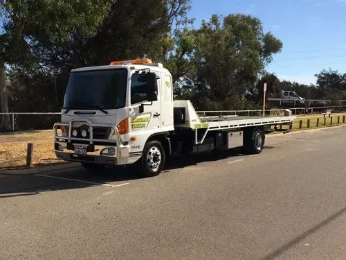 White Tow Truck on the Road — Northam, WA — Northam Towing