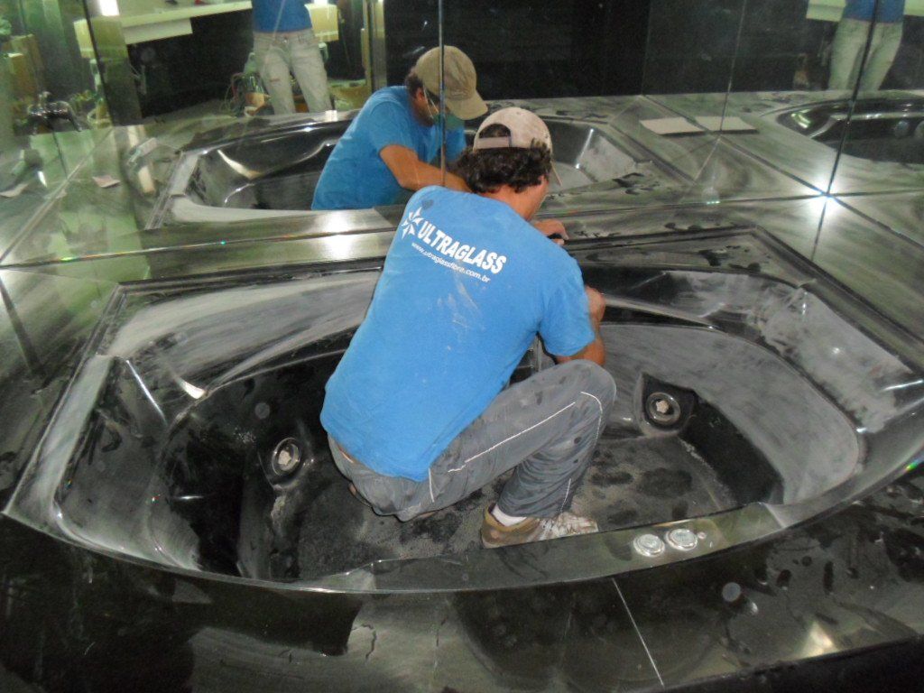 banheira de fibra de vidro