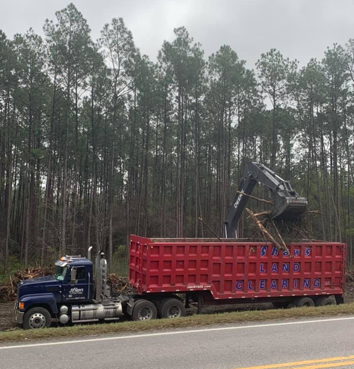 Junks On Truck Container — Jacksonville, FL — Shaw’s Land Clearing, LLC