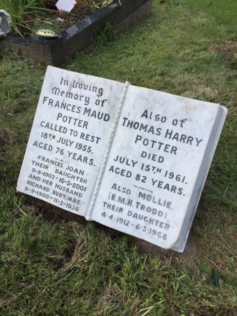 book-like cremation memorial after renovation