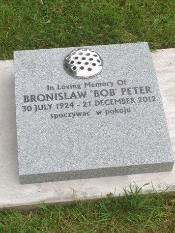 light gray cremation memorial