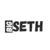 A black and white logo for a company called big seth.