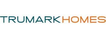 The logo for trumark homes is on a white background.