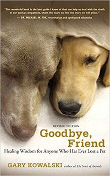 A book called goodbye friend healing wisdom for anyone who has ever lost a pet