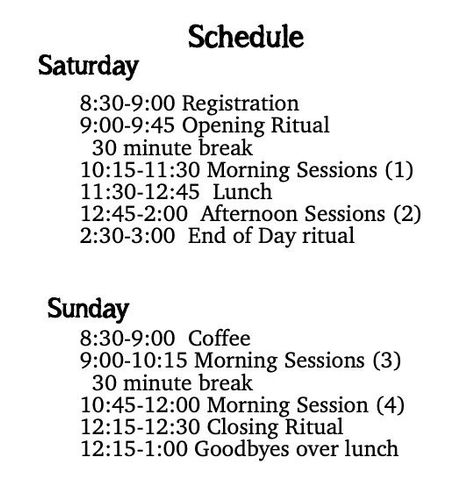 6th Annual LTL Retreat Sche