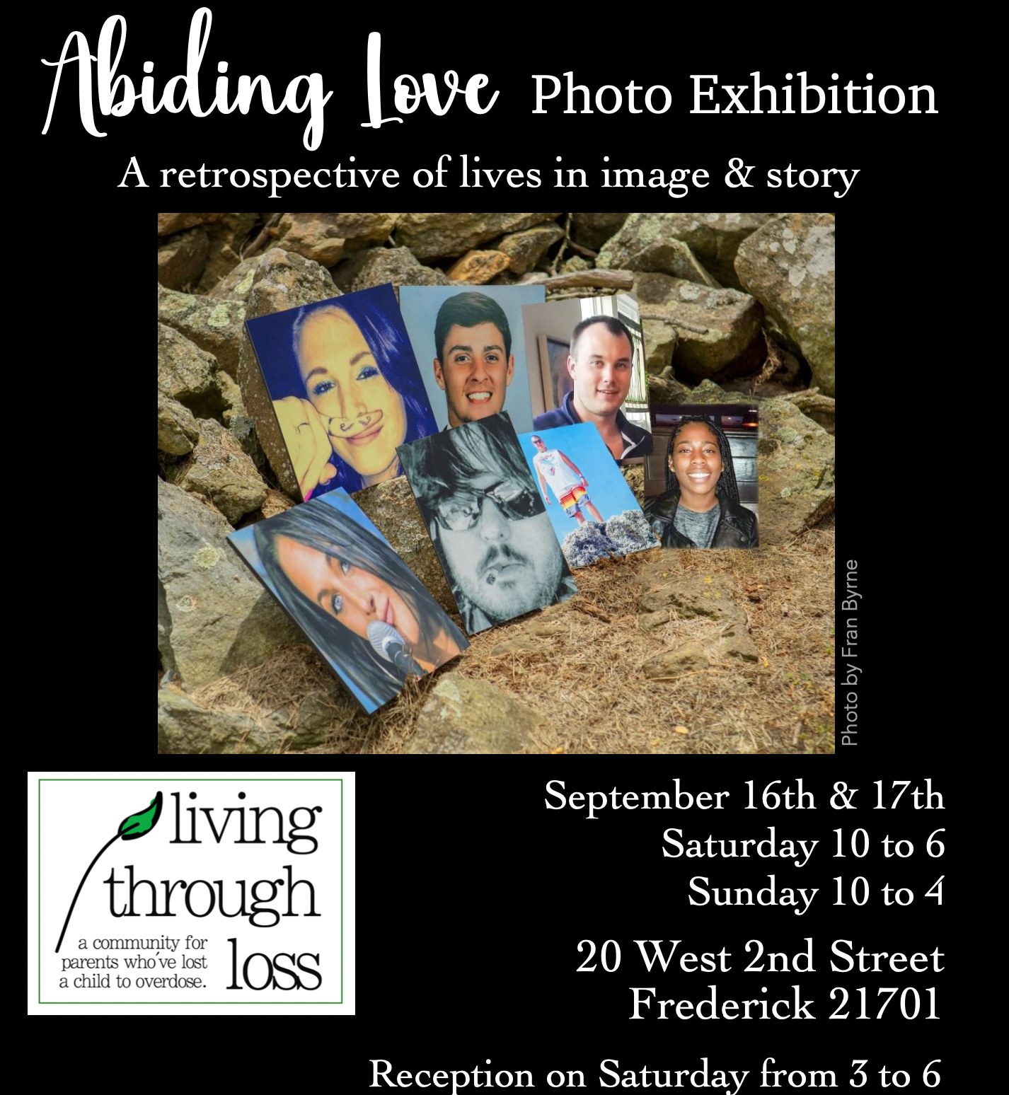 A poster for a photo exhibition on september 16th and 17th