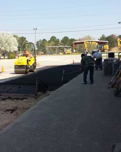Asphalt Installation — Gaston, SC — Huggins Paving & Sealcoating - ABC Sealcoating & Striping