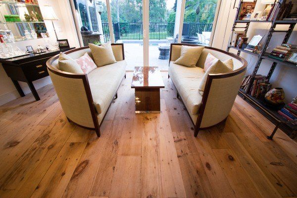 Flooring Maintenance — Centered Modern Style Living Room in Naples, FL