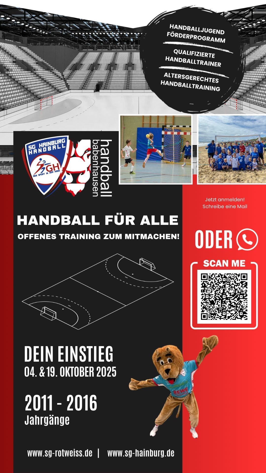 Flyer Handball für alle