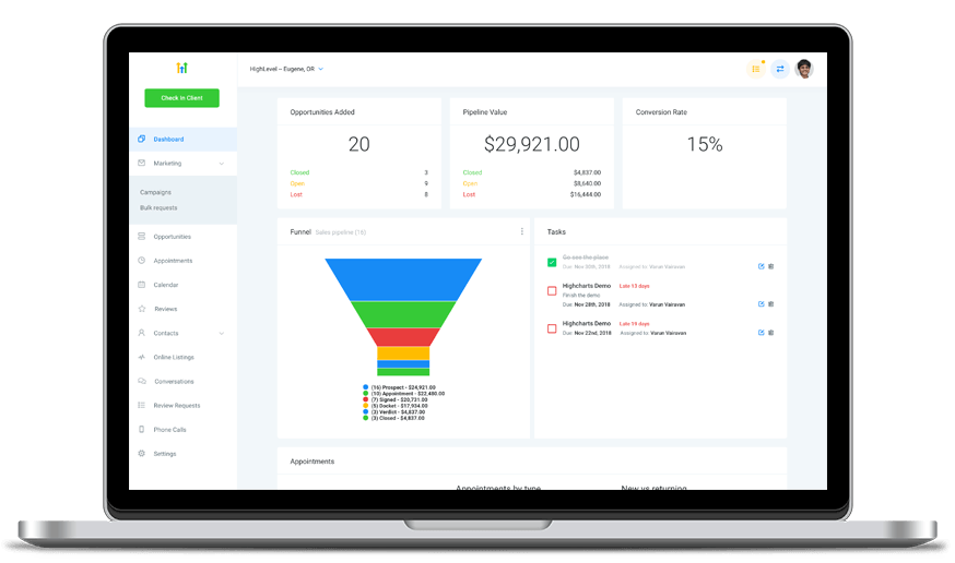 restoration marketing lead tracker