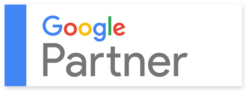 A google partner logo on a white background.