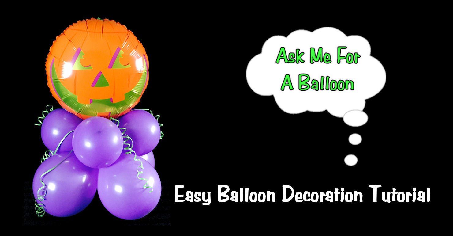 Easy last minute balloon decoration tutorial. Learn a balloon design that is easy to make!