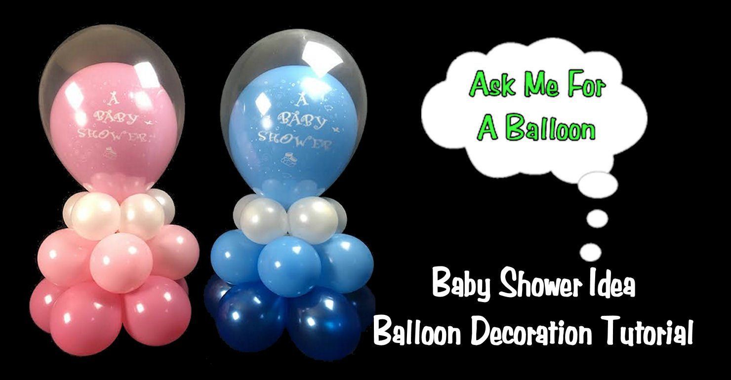 Baby Shower Balloon Decoration Idea