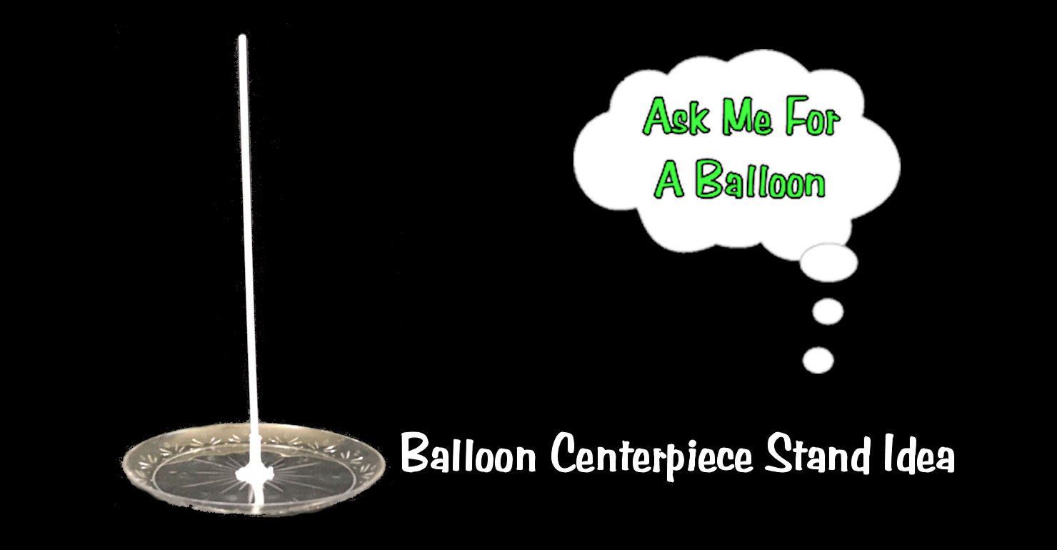 Learn how to create a stand for a balloon centerpiece.
