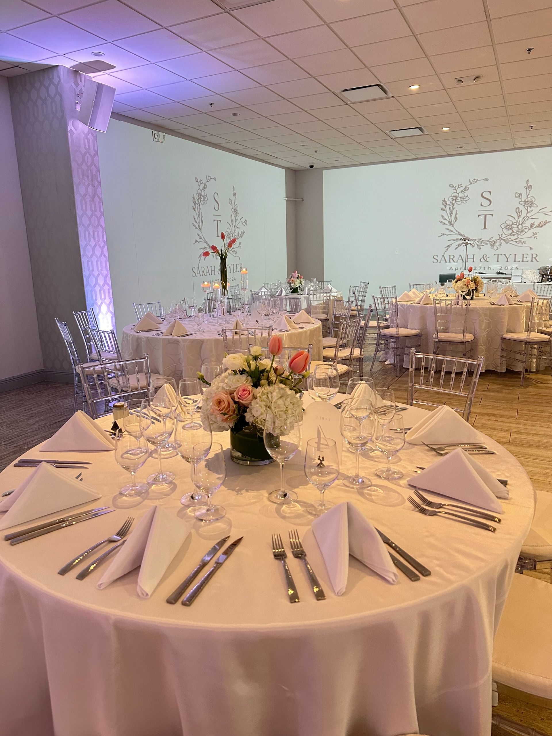 white roses on floor