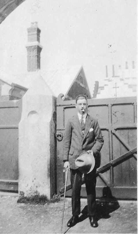 Image of man smoking a pipe