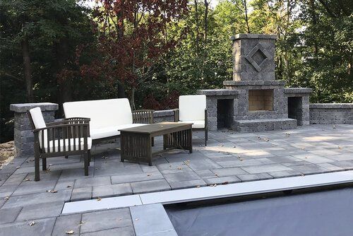 Wooden table — Jasper, IA — Dubois Co. Block & Brick Inc.