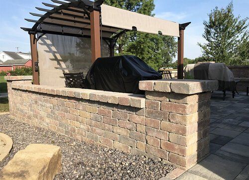 Fence made of bricks — Jasper, IA — Dubois Co. Block & Brick Inc.