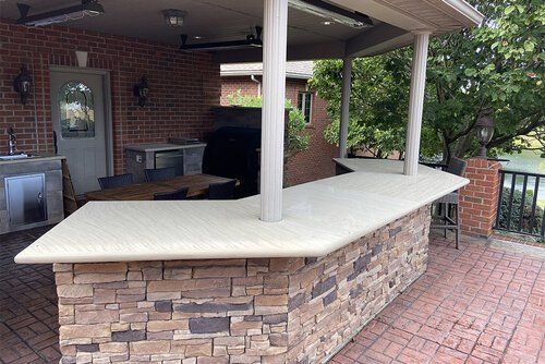 Trees in the background — Jasper, IA — Dubois Co. Block & Brick Inc.