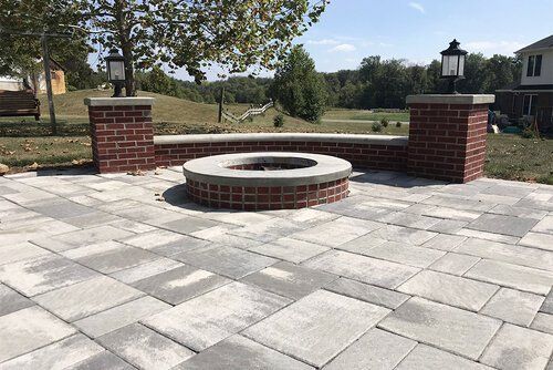 Bench made of bricks — Jasper, IA — Dubois Co. Block & Brick Inc.