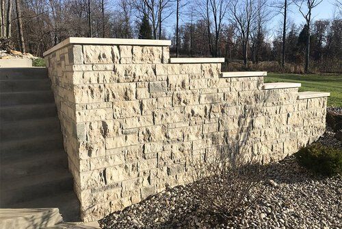 Fence with elevation — Jasper, IA — Dubois Co. Block & Brick Inc.