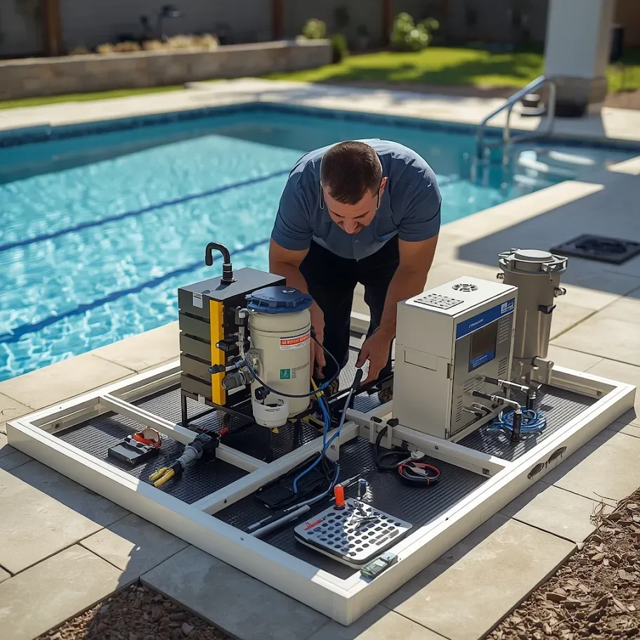 An aerial view of a large wave in the ocean.