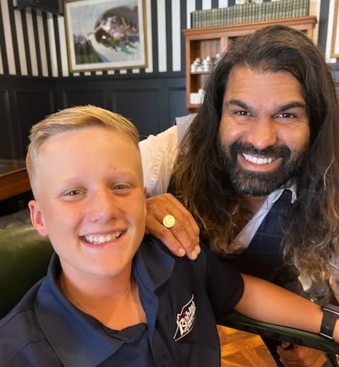 Nicke With A Young School Boy Cut Client— Connolly & Co Barbers in Robina, QLD