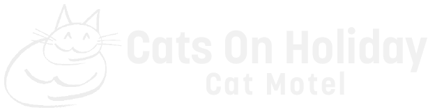 cats on holiday cat motel logo