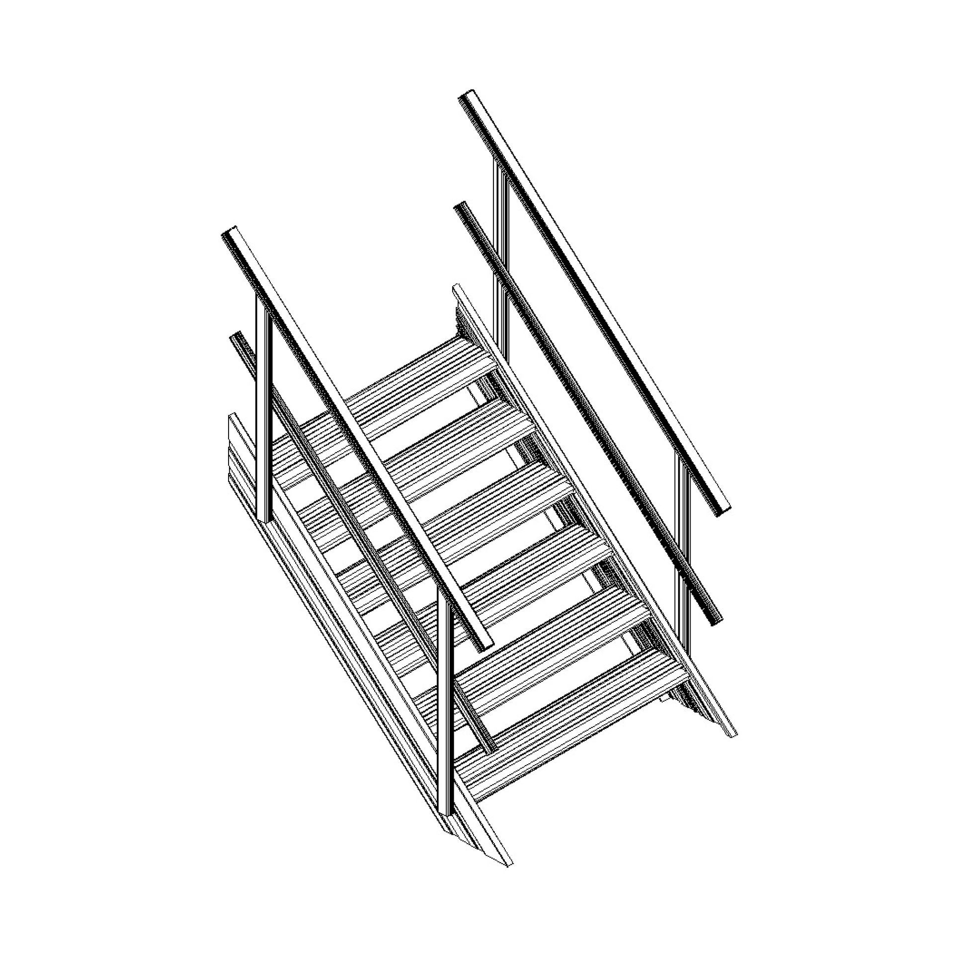 stairs design and manufacture sketch