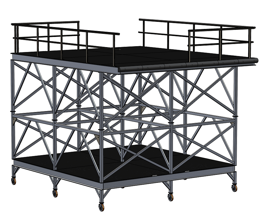 Custom Access Platform Drawing 