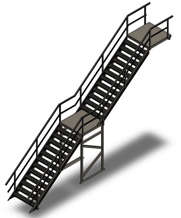 Engineered Roof Access Stair System