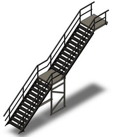 Engineered Roof Access Stair System