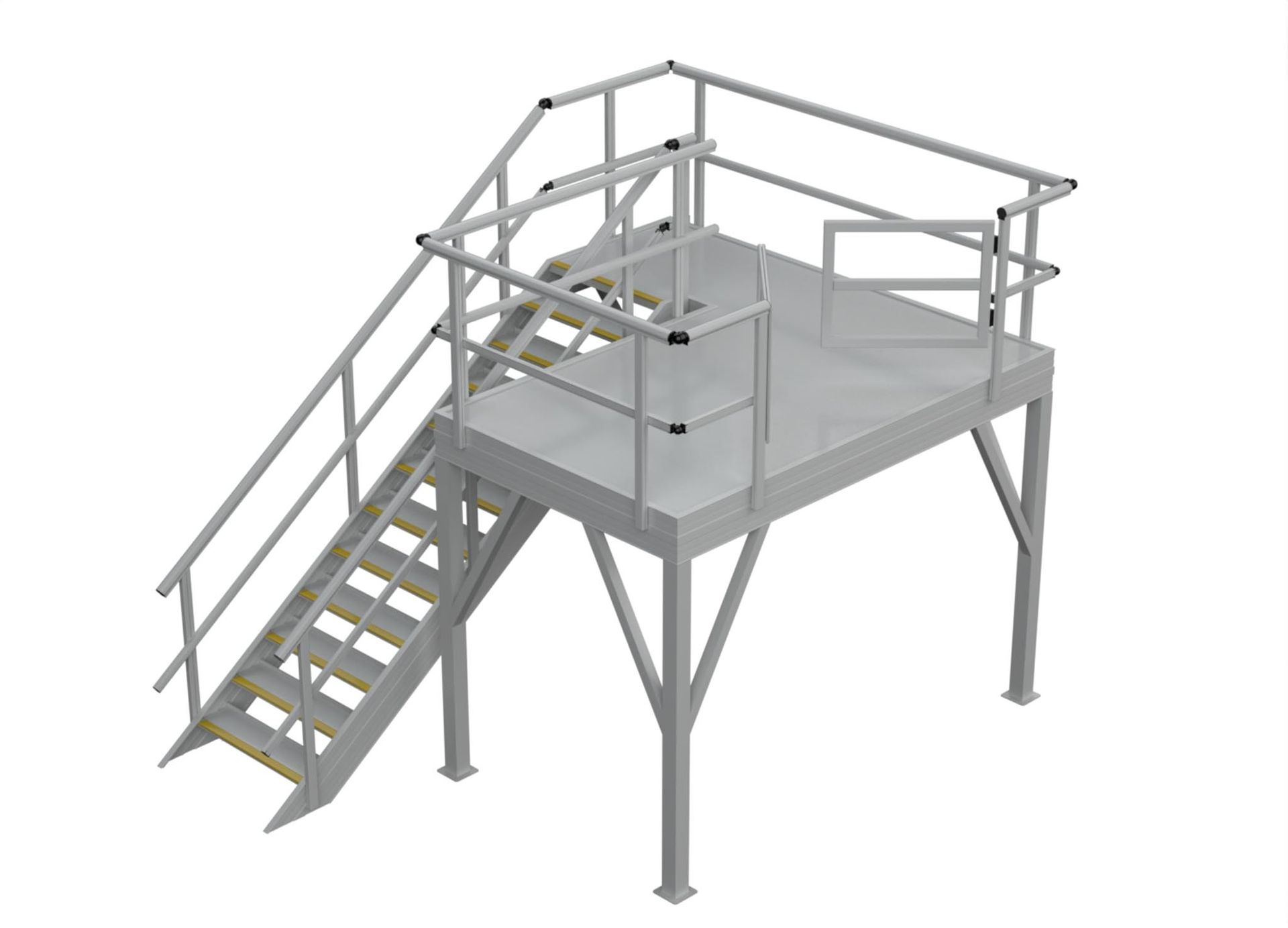 Mezzanine Access Stairs