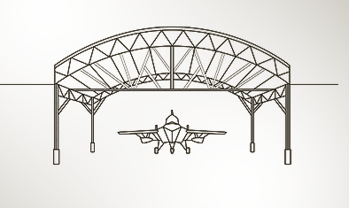 Aircraft Hangar Rigid Rail Access