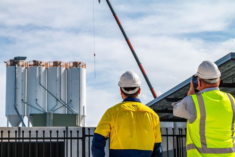 Our Team Conducting Tank access systems site survey