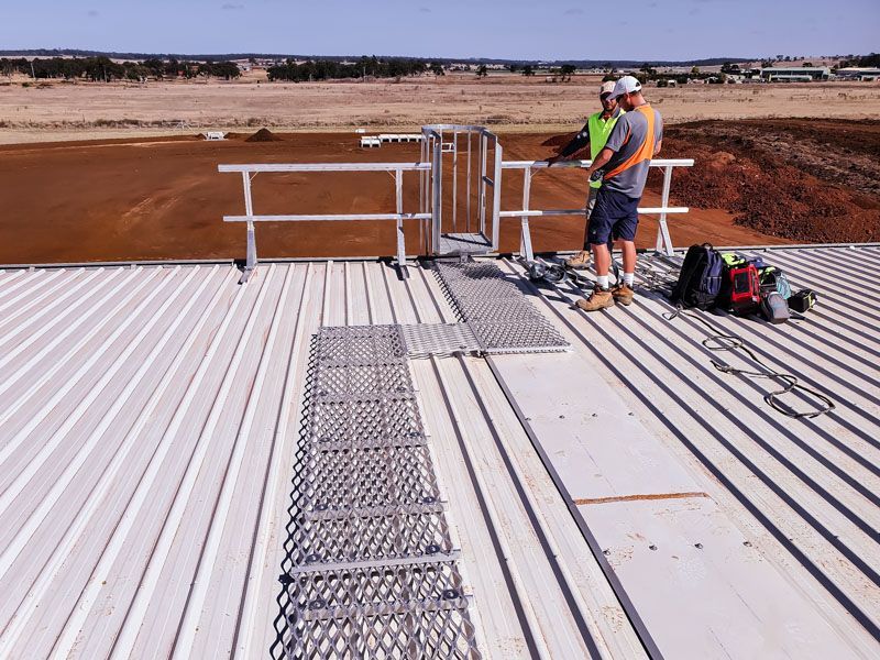 Roof Safety Access Systems WA - walkways, guardrails and stairs 