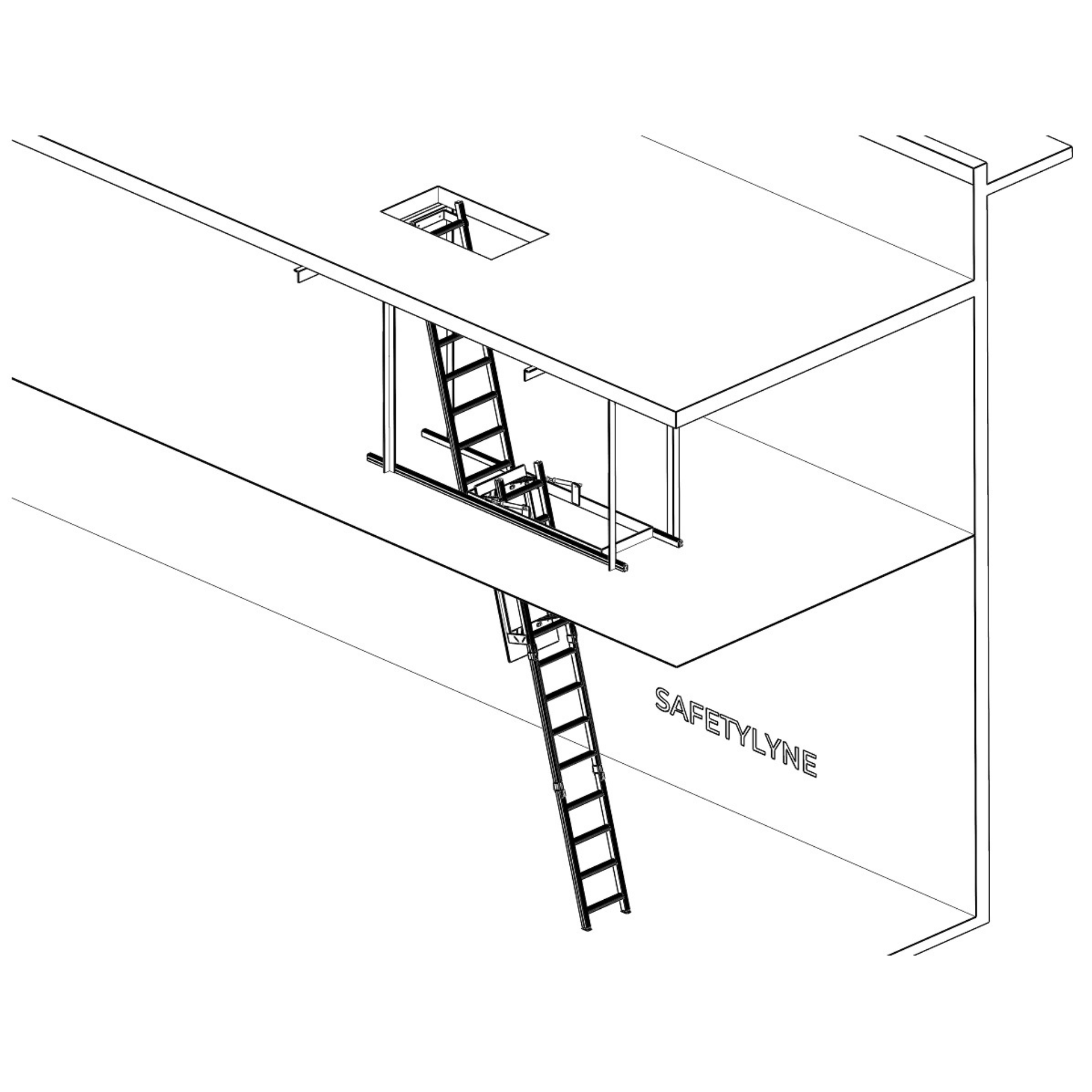 Fall Down Ladder
