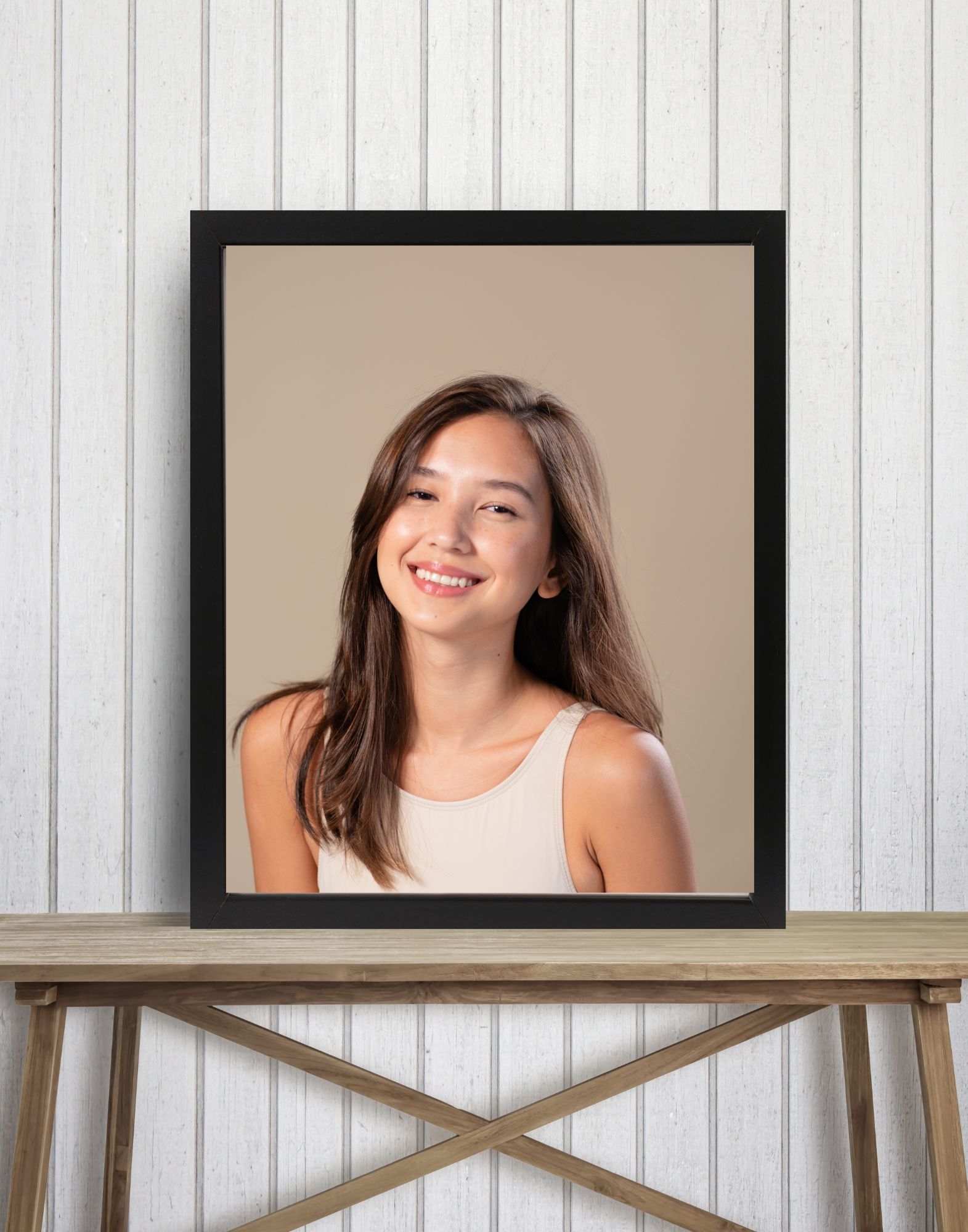 Black Wooden Photo Frame