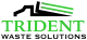 A logo for diamond dumpster rentals with a green dumpster