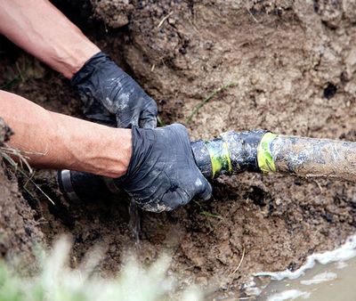 Repairing a Broken Pipe — Hendersonville, NC — AAA Septic Service Inc.