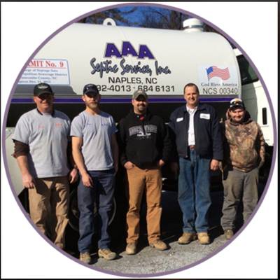 Workers — Hendersonville, NC — AAA Septic Service Inc.