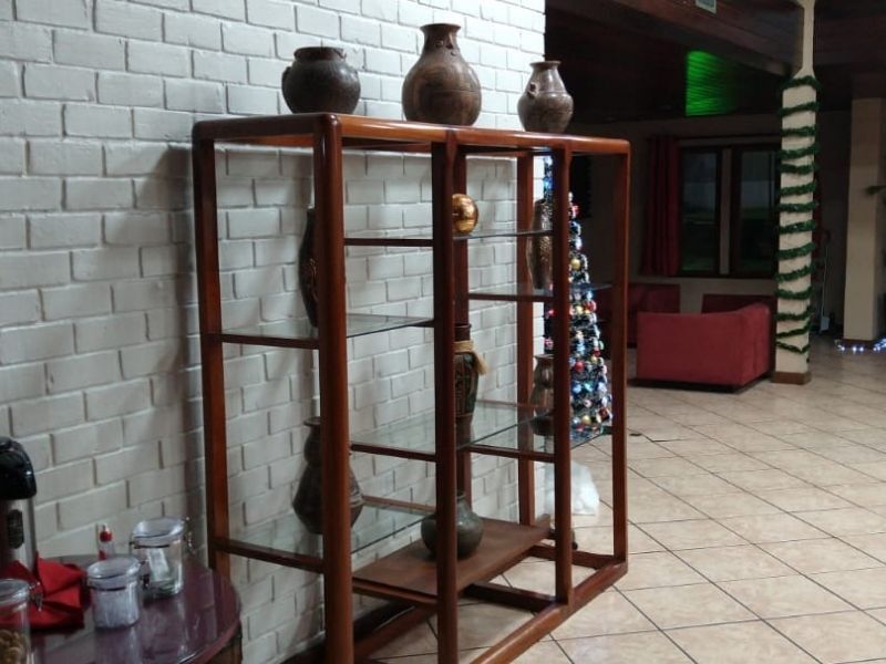 Decoração no hall do hotel