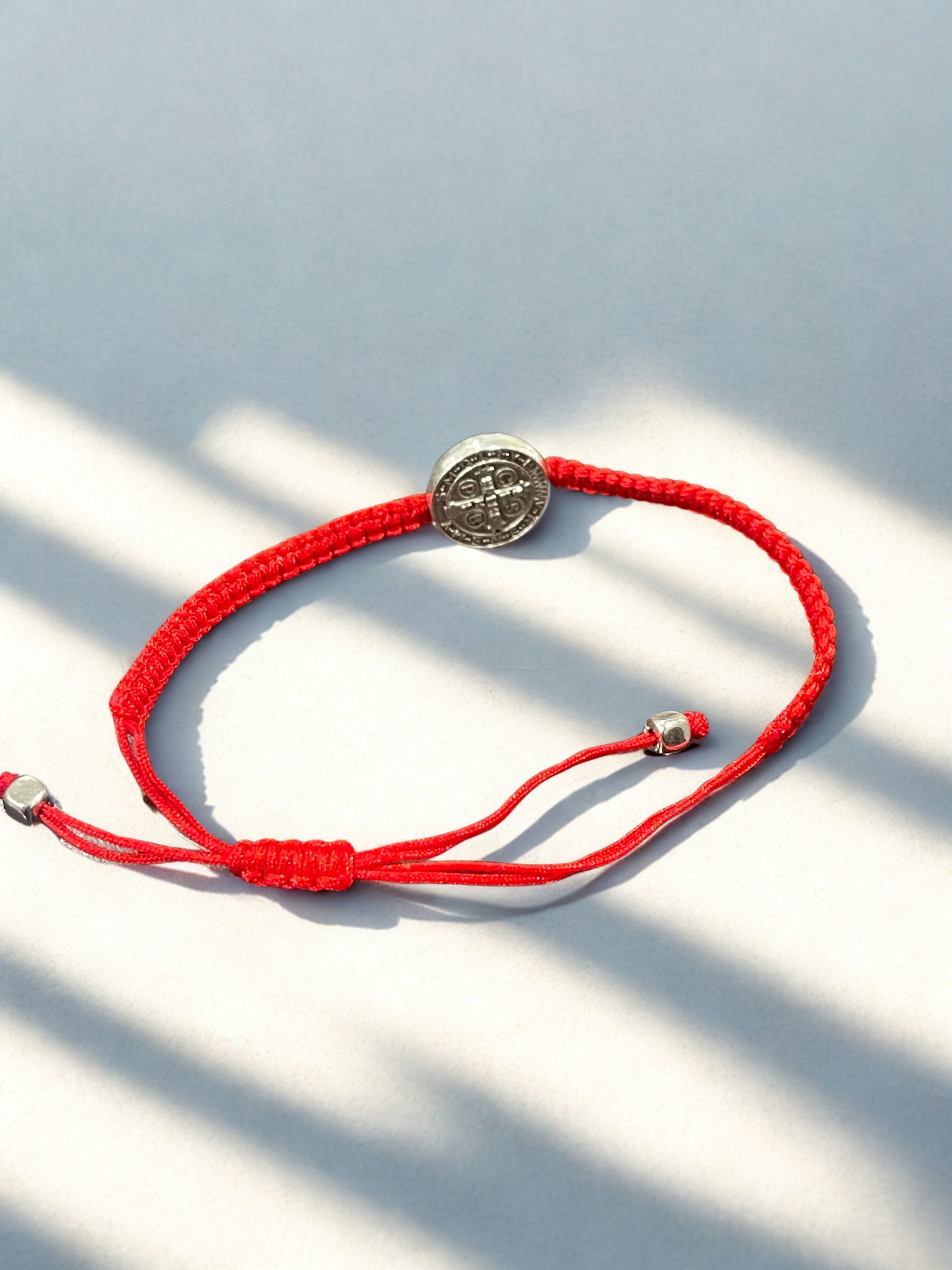 St. Benedict Red Medal Bracelet