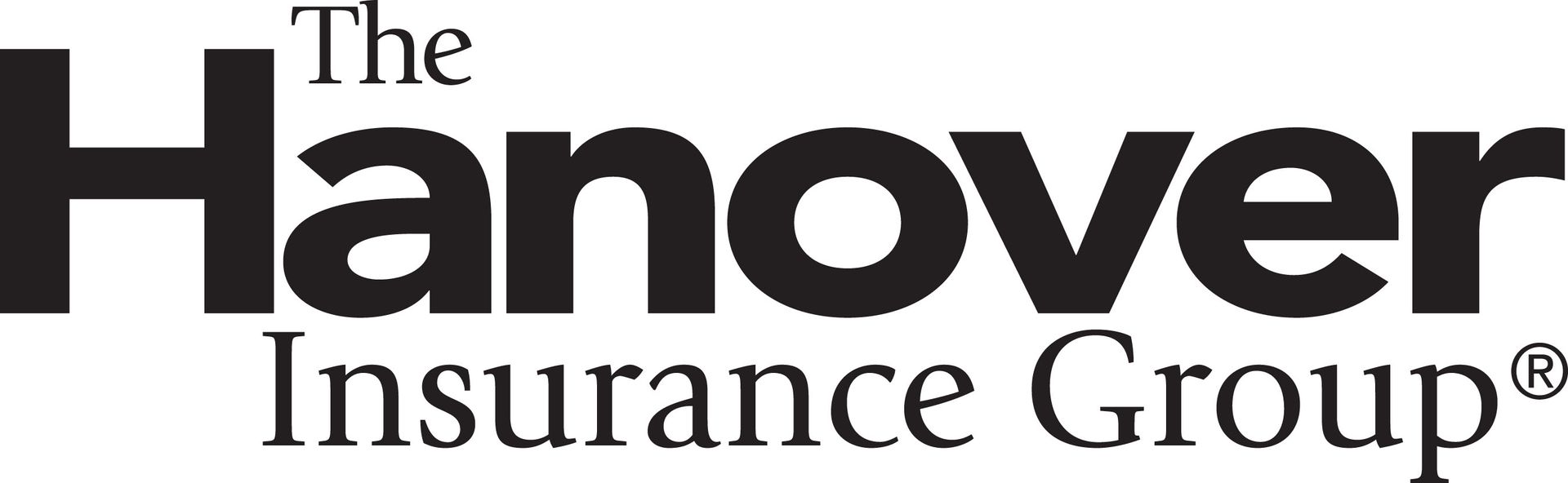The Hanover Insurance Group logo in black text on a white background.