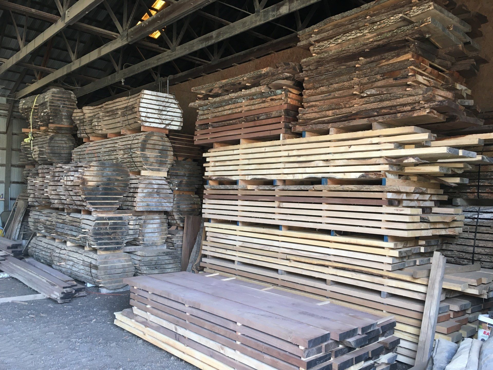 Pile of Hardwood Lumber — Moraine, OH — Outdoor Living Group