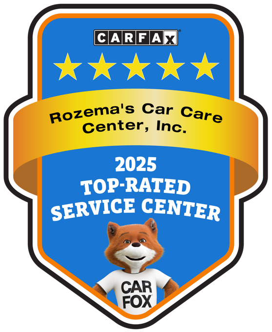 CARFAX 2025 Top-Rated Service Center | Rozema's Car Care