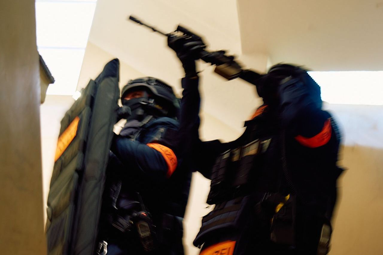 Intervention der Sicherheitspolizei von Chur