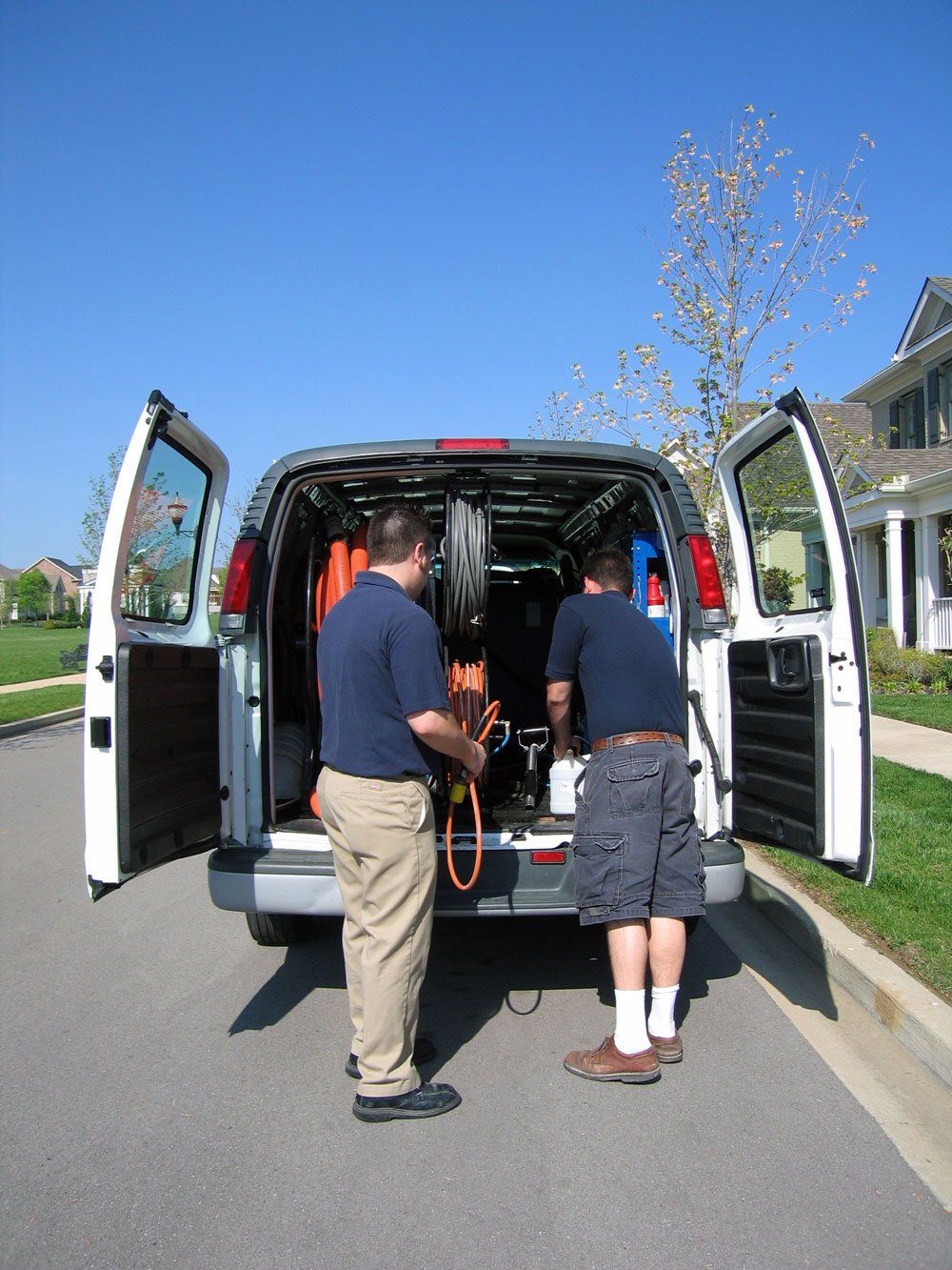Vacuuming The Carpet — St. John’s, MI — Clover Carpet Cleaning